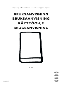 Bruksanvisning Electrolux EUP13300 Fryser