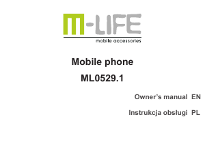 Instrukcja M-Life ML0529 Telefon komórkowy