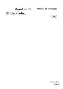 Manual Electrolux OG6MX Forno