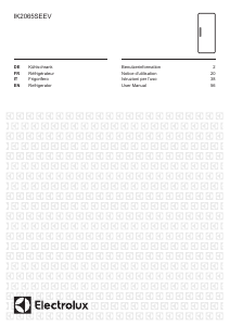 Manuale Electrolux IK2065SEEV Frigorifero