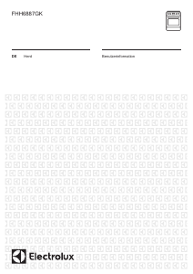 Bedienungsanleitung Electrolux FHH6886-GK Herd