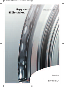 Manual de uso Electrolux EWF12160W Lavadora