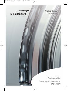 Manual de uso Electrolux EWF12480W Lavadora