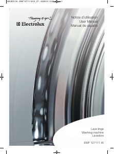 Manual de uso Electrolux EWF127111W Lavadora