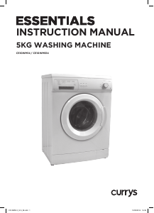 Manual Currys Essentials C510WM14 Washing Machine