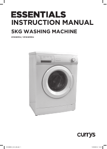 Manual Currys Essentials C510WMS14 Washing Machine