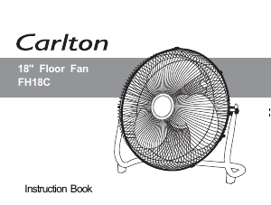 Handleiding Carlton FH18C Ventilator