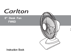 Manual Carlton FW6D Fan