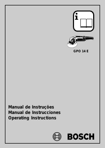 Manual de uso Bosch GPO 14 E Pulidora
