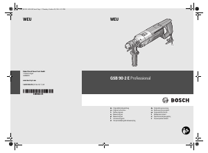 Bedienungsanleitung Bosch GSB 90-2 E Schlagbohrmaschine