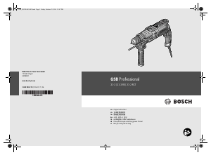 Hướng dẫn sử dụng Bosch GSB 21-2 RE/RCT Mũi khoan tác động