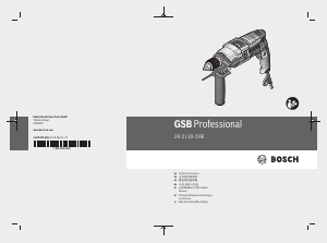 Panduan Bosch GSB 20-2 RE Impact Drill