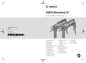 Kullanım kılavuzu Bosch GSB 24-2 Darbeli matkap