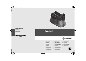 Manuale Bosch EasyVac 3 Aspirapolvere