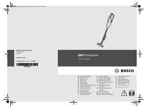 Návod Bosch GAS 14.4V-LI Vysávač