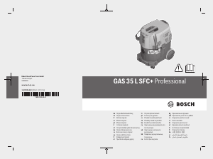 Manual Bosch GAS 35 L SFC+ Aspirator