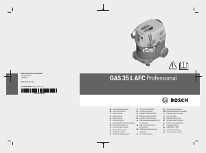 사용 설명서 보쉬 GAS 35 L AFC 진공 청소기