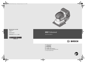 사용 설명서 보쉬 GSS 14.4V-LI 오비탈 샌더