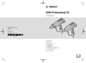 Manual Bosch GHG 18-60 Soprador de ar quente