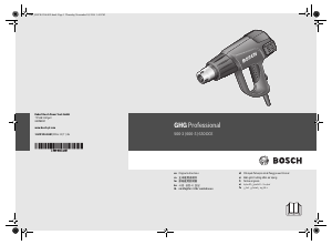 Mode d’emploi Bosch GHG 630 DCE Décapeur thermique