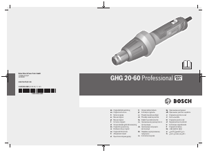 Brugsanvisning Bosch GHG 20-60 Varmluftpistol