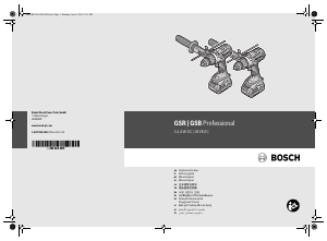 Handleiding Bosch GSB 18VE-EC Schroef-boormachine