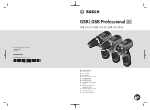 说明书 博世 GSB 12V-35 钻驱动器