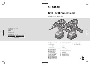 Mode d’emploi Bosch GSB 18VE-2-LI Perceuse visseuse