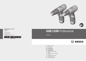 Hướng dẫn sử dụng Bosch GSB 120-LI Bộ dẫn động khoan