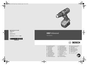 Mode d’emploi Bosch GSB Professional 14.4-2 Perceuse visseuse