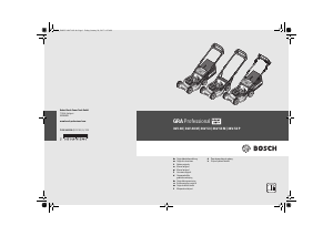 Mode d’emploi Bosch GRA 36V-53 P Professional Tondeuse à gazon