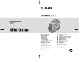 Kullanım kılavuzu Bosch UniversalLevel 2 Su terazisi