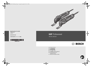 Hướng dẫn sử dụng Bosch GOP 250 CE Dụng cụ đa năng