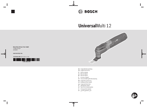 Bruksanvisning Bosch UniversalMulti 12 Multiverktyg