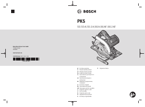 Manual Bosch PKS 66-2 AF Ferăstrău circular