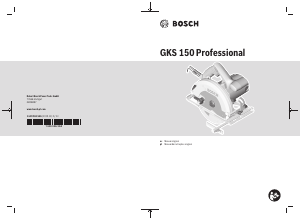 Manual de uso Bosch GKS 150 Sierra circular