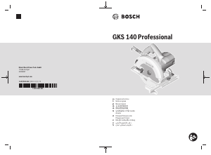 Hướng dẫn sử dụng Bosch GKS 140 Cưa tròn