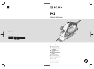 Руководство Bosch PKS 1600 Multi Циркулярная пила