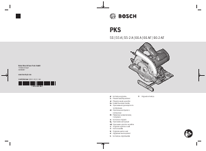 Наръчник Bosch PKS 55-2 A Циркуляр