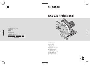 Hướng dẫn sử dụng Bosch GKS 235 Cưa tròn