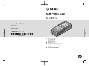 사용 설명서 보쉬 GLM 5000 C 레이저 거리 측정기