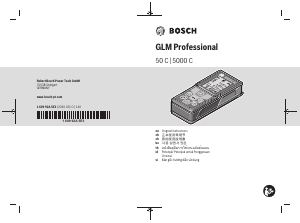 Manual Bosch GLM 50 C Laser Distance Meter