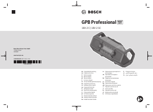 Посібник Bosch GPB 18V-2 C Радіо