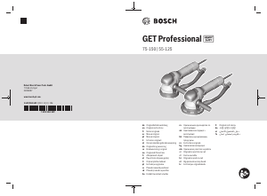 Manual Bosch GET 55-125 Şlefuitor cu excentric