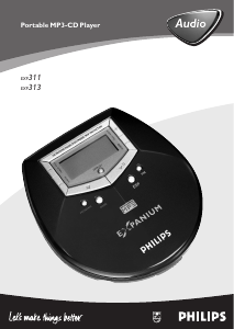 Bedienungsanleitung Philips EXP313 Discman