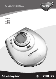 Bedienungsanleitung Philips EXP213 Discman