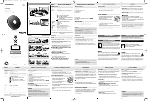 Manual Philips EXP2542 Discman