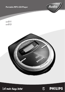 Mode d’emploi Philips EXP511 Lecteur CD portable