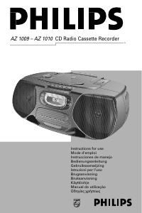 Manual de uso Philips AZ1009 Set de estéreo