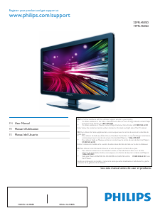 Mode d’emploi Philips 19PFL4505D Téléviseur LCD